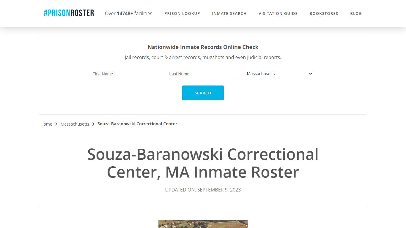 Souza-Baranowski Correctional Center, MA Inmate Roster - Prisonroster